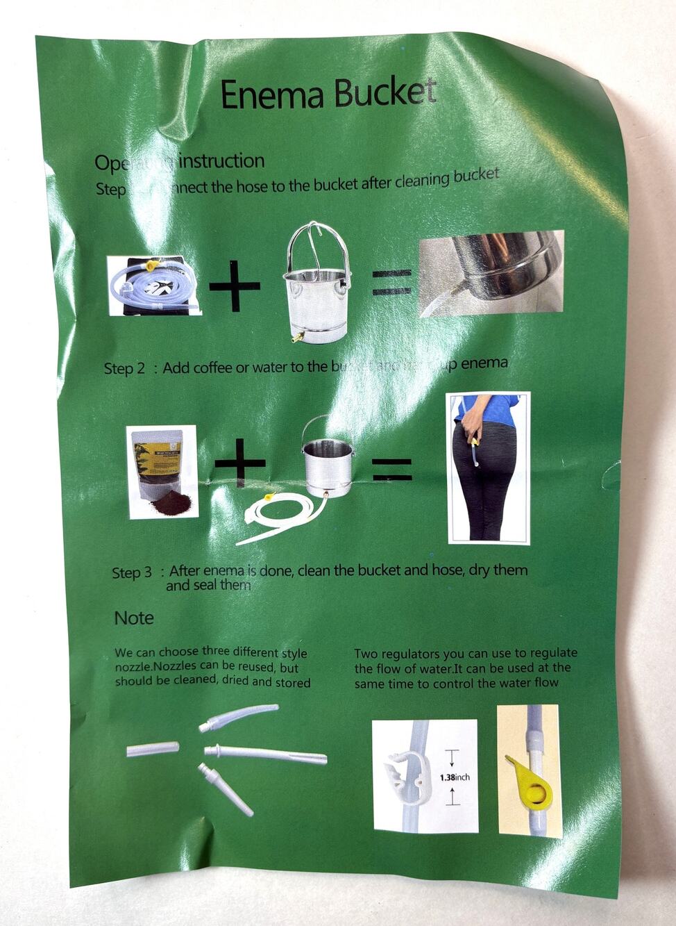 Coffee Enema Bucket Kit Stainless Steel 2 Quart Capacity for Cleansing Enemas vn